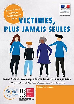 Affiche association France Victimes