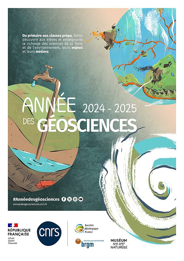 Affiche Année des géosciences 2024-2025