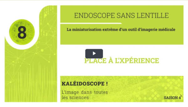 Place à l’Xpérience – Endoscope sans lentille : La miniaturisation extrême d’un outil d’imagerie médicale