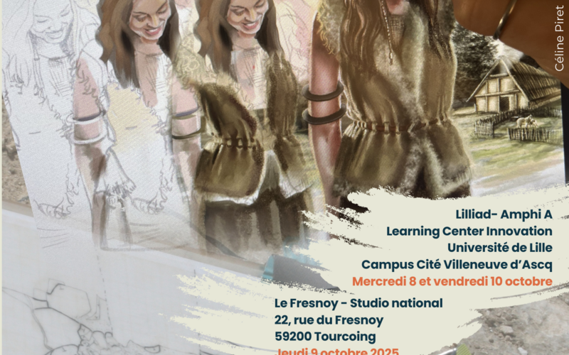 Affiche du colloque "Dessine moi le passé !"