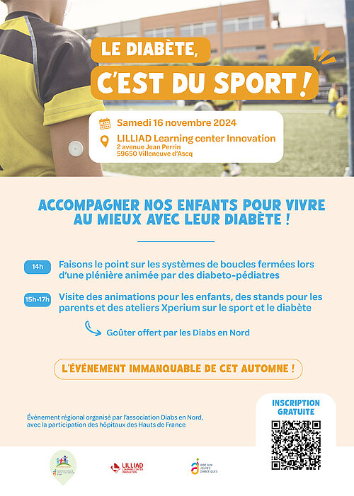 Affiche événement "Le diabète, c'est du sport" ! 