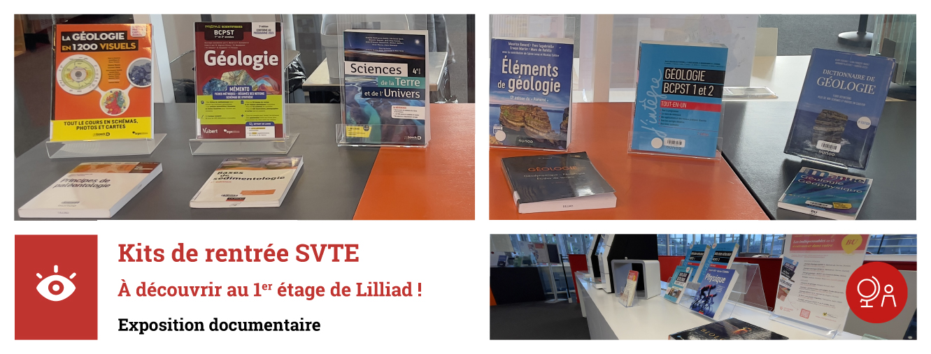 Découvrez les kits de rentrée en L1 SVTE au 1er étage de LILLIAD.